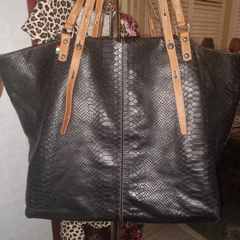Fiorintine - Italian Designer, Huge Leather Tote